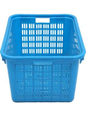 塑厂家直销塑周料箩80塑料箩筐加厚料转筐YSF蓝色可套式专用筐