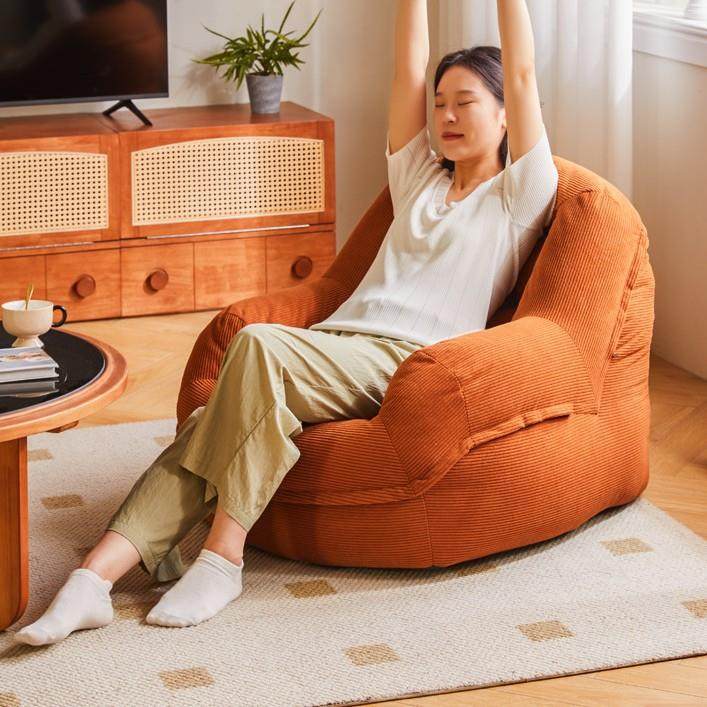 懒人小沙发可可躺懒睡人椅放靠背椅豆袋沙RF-SF611发摆松烂休闲看