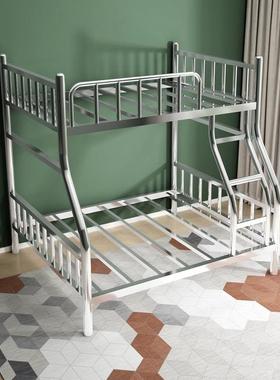 不锈钢层双床上下铺1.8米304加厚子床高低床儿童床母厚08103加04