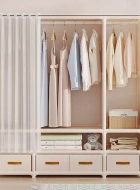 简衣易式柜家用卧室出租日EUI房多层收柜小户型简约落地儿纳童衣
