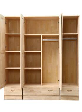 衣尺柜小寸收纳小型衣橱小孩深实木衣柜窄60F87SS5MScm宽家用卧室