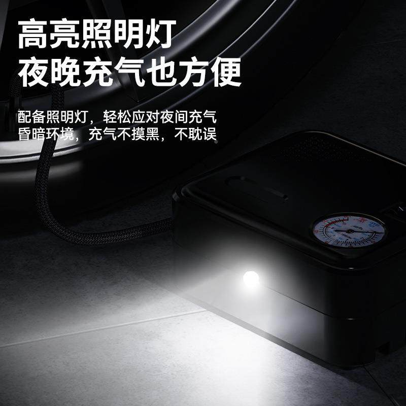 车载充气小无品牌/轿车携式泵汽车电动轮胎大功率12v加便气泵打气