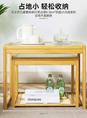 边架几小茶几置沙发侧柜圆边桌子方几迷你角几床NVO头边桌物阳台