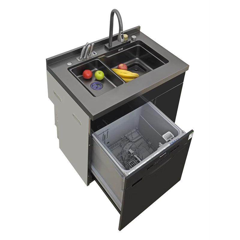 集成水槽洗碗一体洗菜池机厨房水槽嵌入式烘干无品牌/消毒智毒能
