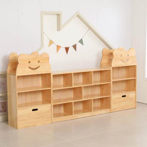 幼儿园儿实木玩具柜教具区玩宝组合柜童宝收纳无品牌/储物柜具收