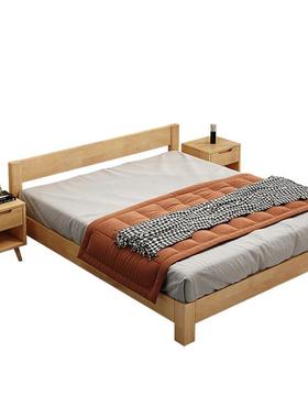 3W1实木床床排骨架架无床宿头的床E儿童任意尺寸民床榻榻米QWR床