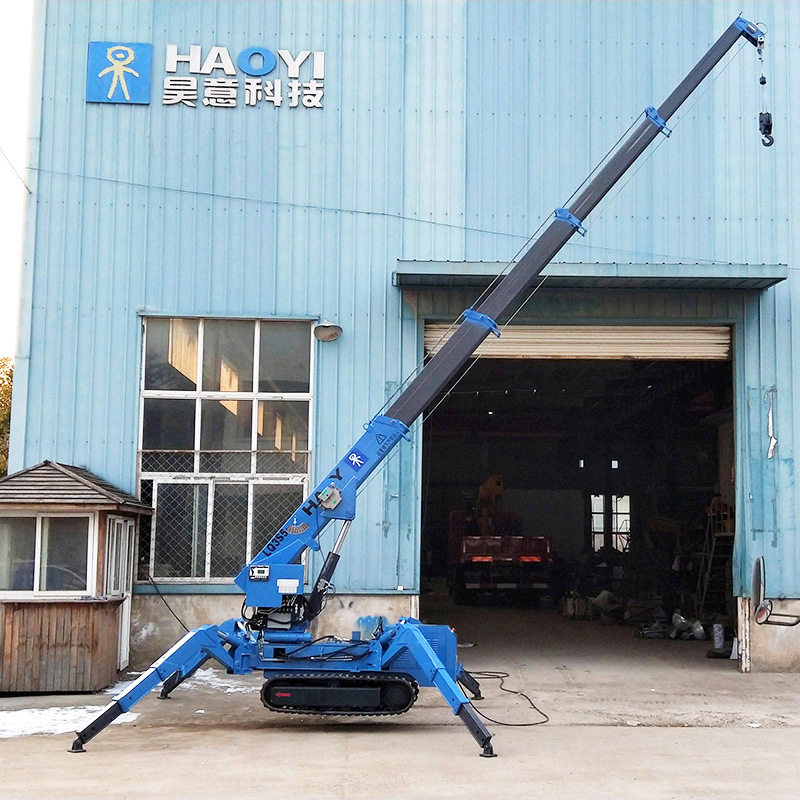 3吨微型履带吊狭小空间电力幕墙适用小型遥控蜘蛛起重机
