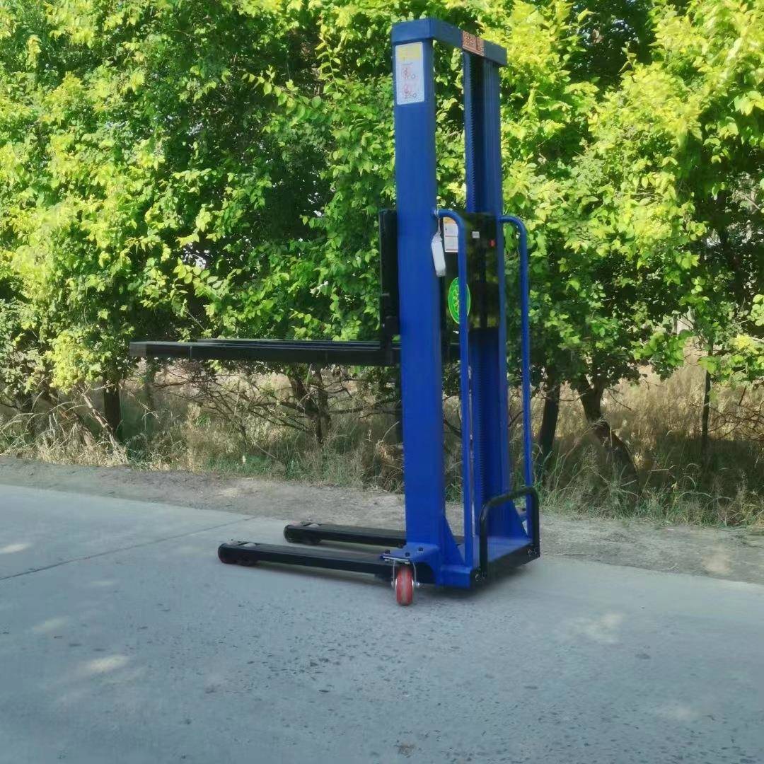 自走式电动堆高叉车 站驾式搬运货叉 小型电动随走随车叉