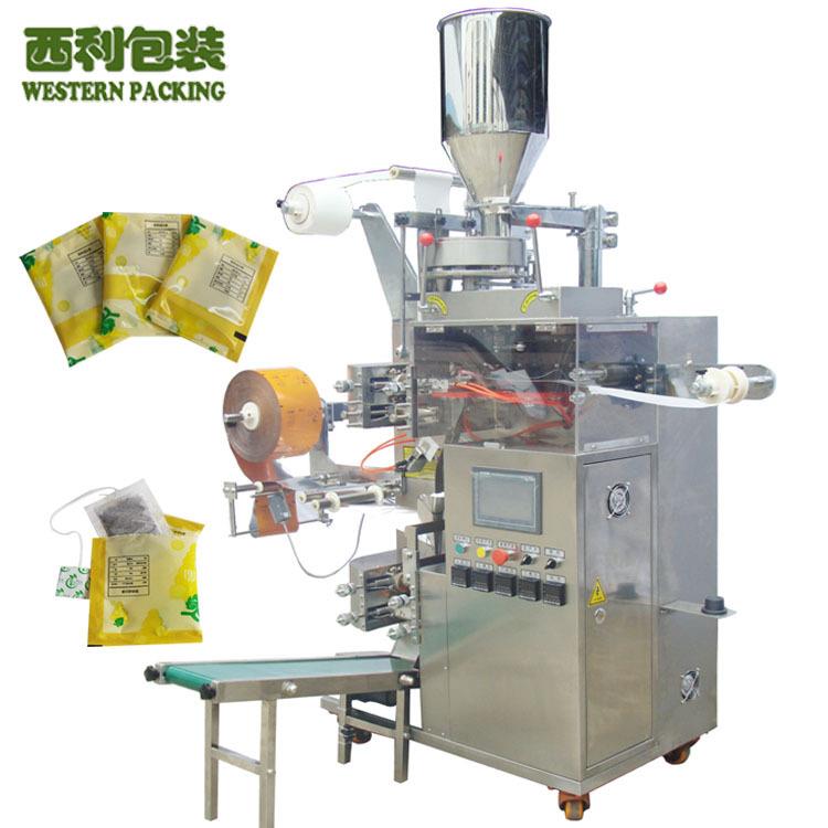 全自动茶叶内外袋一体机 茶叶过滤纸包装机 袋泡茶双囊袋包装机
