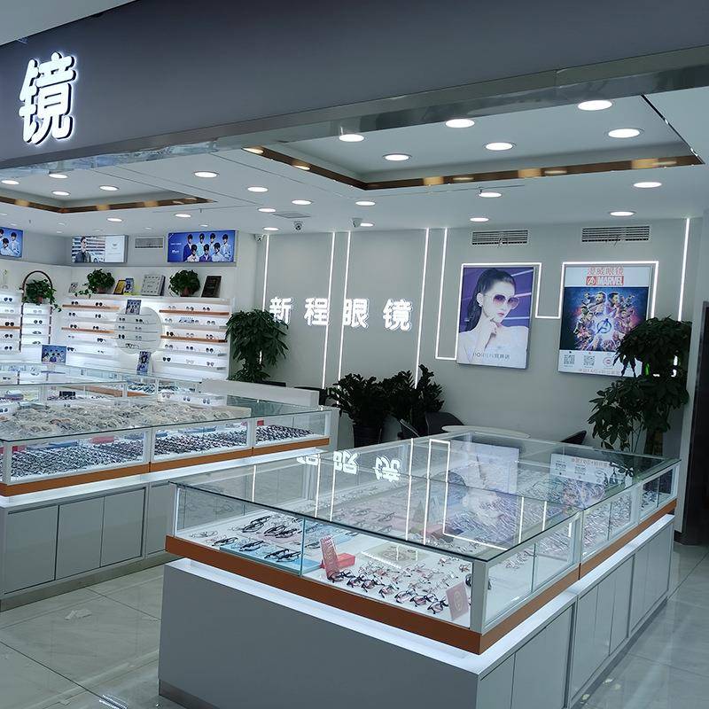 烤漆眼镜柜展精品眼镜岛展柜太阳眼镜柜眼镜店陈列柜示眼镜展柜玻