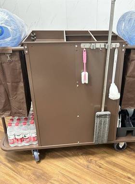 多功客房服务工作能车车定向轮万向64947轮酒轮店卫生清洁布草车