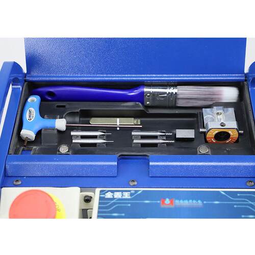 酷开控E9LHLZ-铣PR割O数钥匙机汽车钥匙胚全自动切机E9ZPRO开齿槽