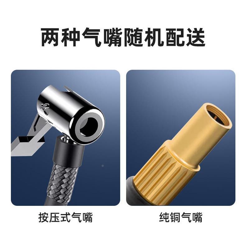 双缸小轿车便携式汽充轮胎打气泵1V车载气泵带车气压2表KEV厂家