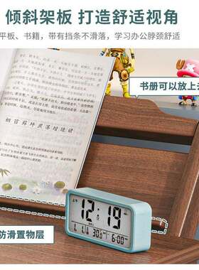 电脑桌台式实木折边叠家用室床桌LU学书生学习写字卧桌简易出租屋