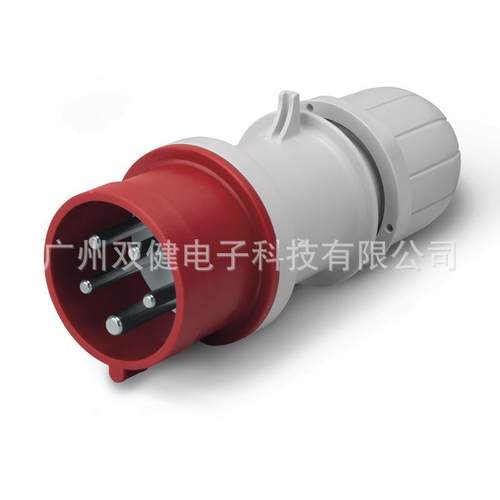 233237防水工业插头32A-.6h/头3P+N+EIP44ce1e插LAH380V插头