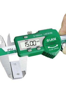 A数显游电标卡尺工业型不锈钢高精老密子测PPT量0-1550mmLA19150