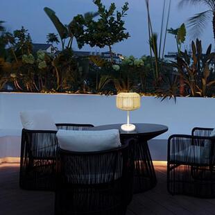 跨境太a阳能灯编灯笼户外solr落藤地灯防HJ0227-1水简约茶民宿室