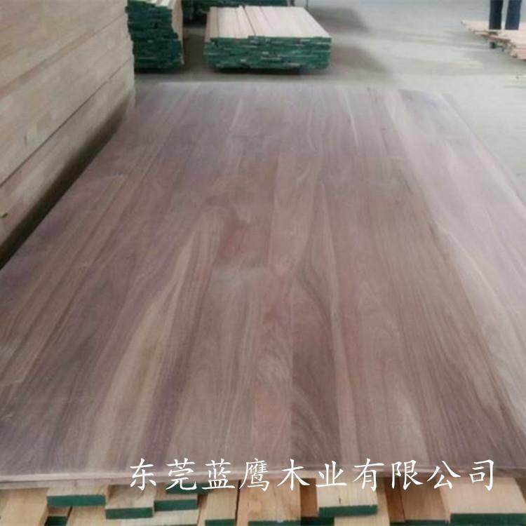 厂家直销北美黑胡桃木胡桃直拼板面板订制工作桌YLN台订黑做