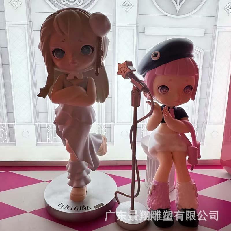 型玻璃钢雕塑广场卡人物IP大无品牌/公仔美陈通户外网红打卡场商