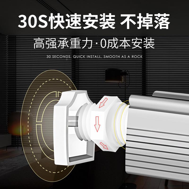 新公款百叶帘卷帘铝F9669599窗合金免打孔安装升降遮光办室卫生间