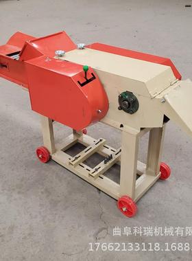 6吨铡草揉机丝粉碎一体机干湿两用卧式瓜秸藤粉秆地粉碎粗细52146