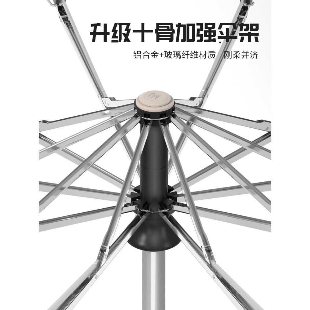kt暴全自动折雨伞大加厚加固结实耐用大雨反向叠加两用kt7号仓1车