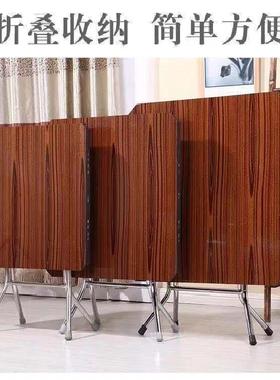 简易折叠桌餐桌吃家用饭桌子小方PFS69654正方形折桌叠圆形伸缩叠