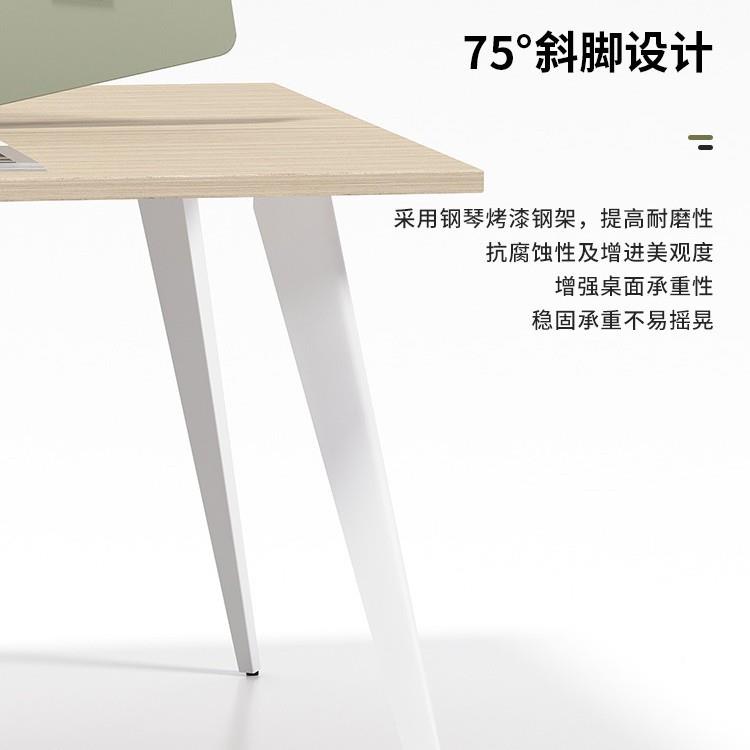职人员办约4公桌简现代办公室员工隔断2/CS6人工位多带屏风桌椅组