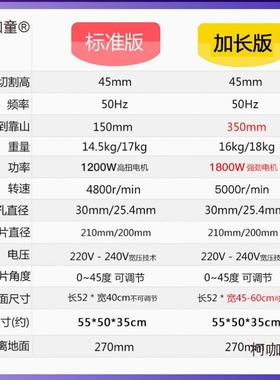 8寸7871用台式板小型22锯0v木家工台锯多功能开料机装修裁精密麦太保