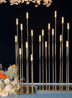 新款婚礼堂铁水置晶发摆件奥斯KJB卡路引光灯宴艺会布道具舞台装