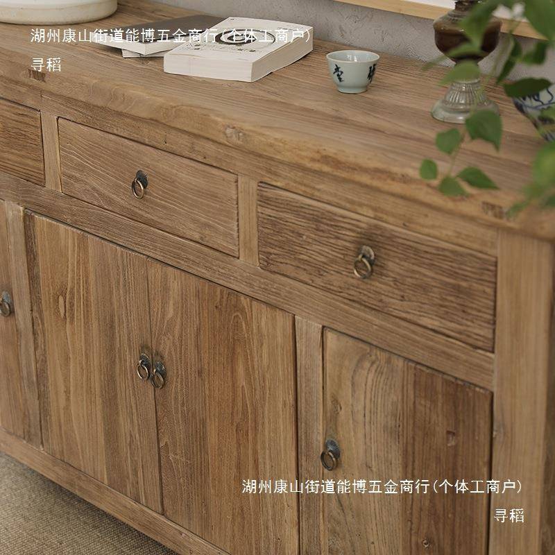 老榆木门板餐柜边玄关收做纳柜旧复无品牌/具物柜电视柜低柜客储