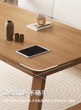 大长桌厅用实木书桌沙发多客办人学习桌家公桌原木茶桌餐桌书CZT