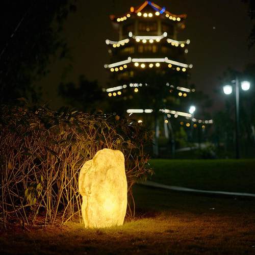 外景观灯防水意创公园小区树脂仿真石户头树装WGJ根饰氛围庭院草