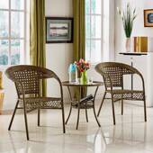 众之亿椅加粗双管藤藤休ltao6000闲椅靠背条家椅用单人单个编织椅