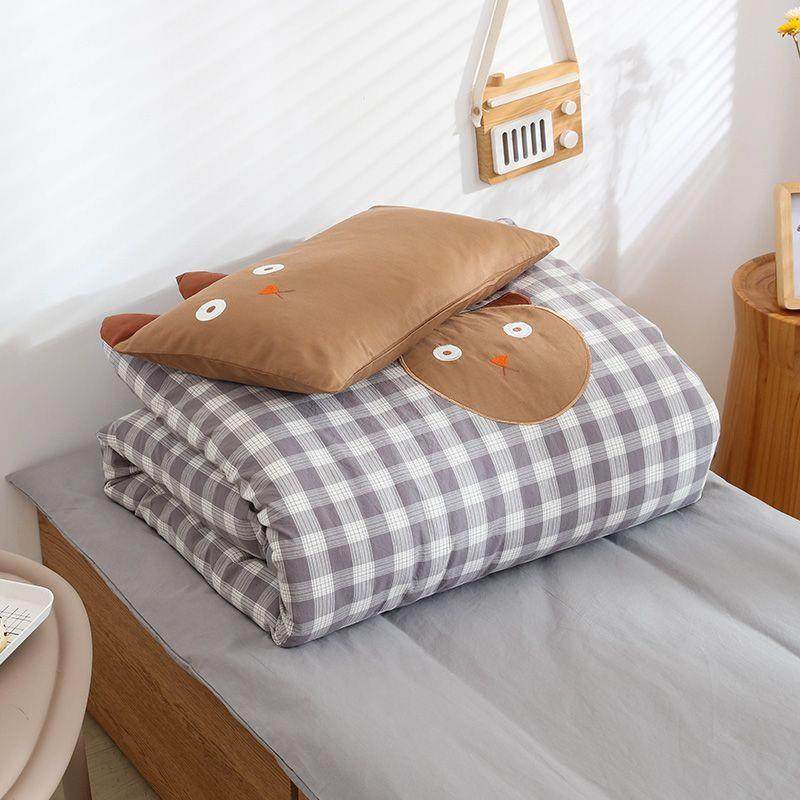 J5D纯棉水洗棉幼儿被园被子三件被套宝六宝入园专用套褥件套DZR儿,婴童用品,婴童床品套件,淘宝优惠券,粉丝福利购,淘宝优惠卷