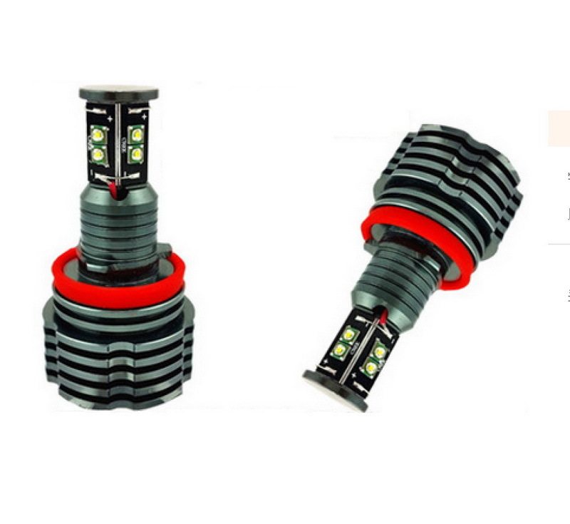 2个40W H8 led标记适用于宝马H8 天使眼雾灯E60 E61 E70 E71