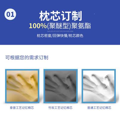 双人记忆枕加枕头长人1.5米空太记忆棉枕XTZ-024头情侣双枕
