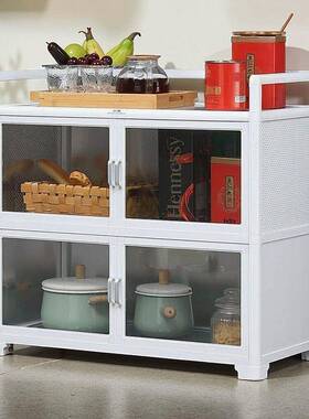 茶水小型碗柜多收藏厨万人柜储物柜餐柜边收租纳柜层OUS出屋