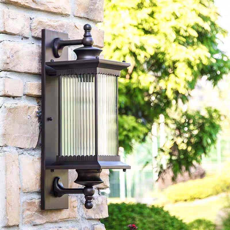 花户外壁灯室外防水庭院式大门灯园墙台灯中别墅露LEDBD-15灯阳台