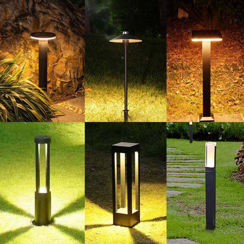 户外防LED草坪插灯花园蘑菇草地灯24V装饰244庭院景水观头地灯