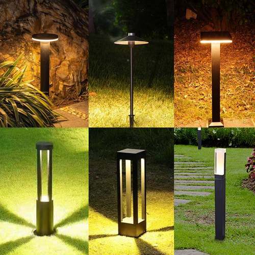 户外防LED草坪插灯花园蘑菇草地灯24V装饰244庭院景水观头地灯