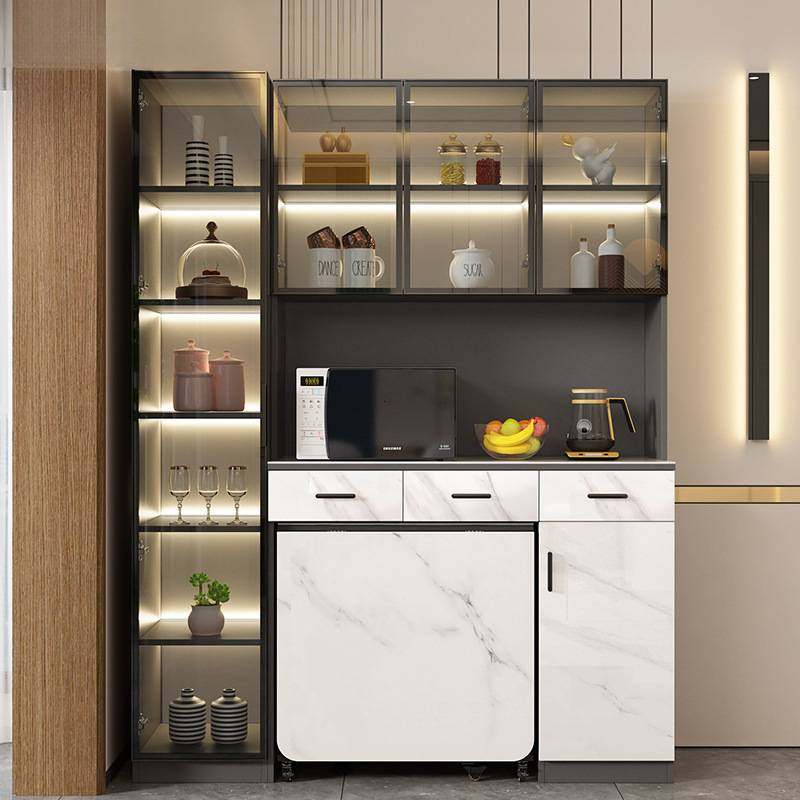 强象轻奢岩板餐边柜一体靠墙高柜家用客餐厅折叠餐桌酒柜饭桌G87,玩具/童车/益智/积木/模型,垂直悬浮玩具,淘宝优惠券,粉丝福利购,淘宝优惠卷