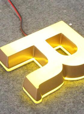 外门头发光户字广告牌制作Eled迷你发光字L511D发光字头广门告牌