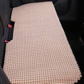 车后排丝坐垫季 通用手编亚冰680夏麻汽后座单片 凉垫通风透气四季