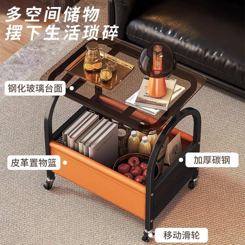 中古小推车架卧室客厅沙物发边几小风桌子多功能移动杂置TB06V物
