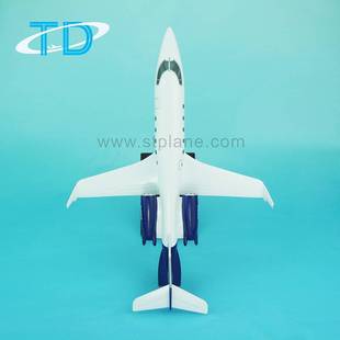 树脂飞机模型仿真 庞巴迪公务机里尔60 Learjet 60 航空模型