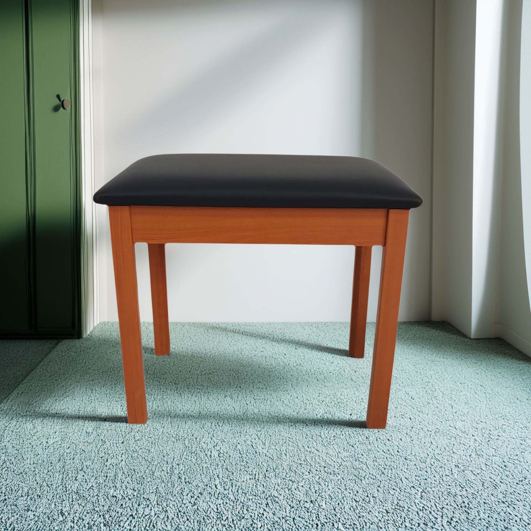 钢琴凳全实木单双人带书箱凳子直腿加厚海绵坐垫琴凳电钢琴凳儿童