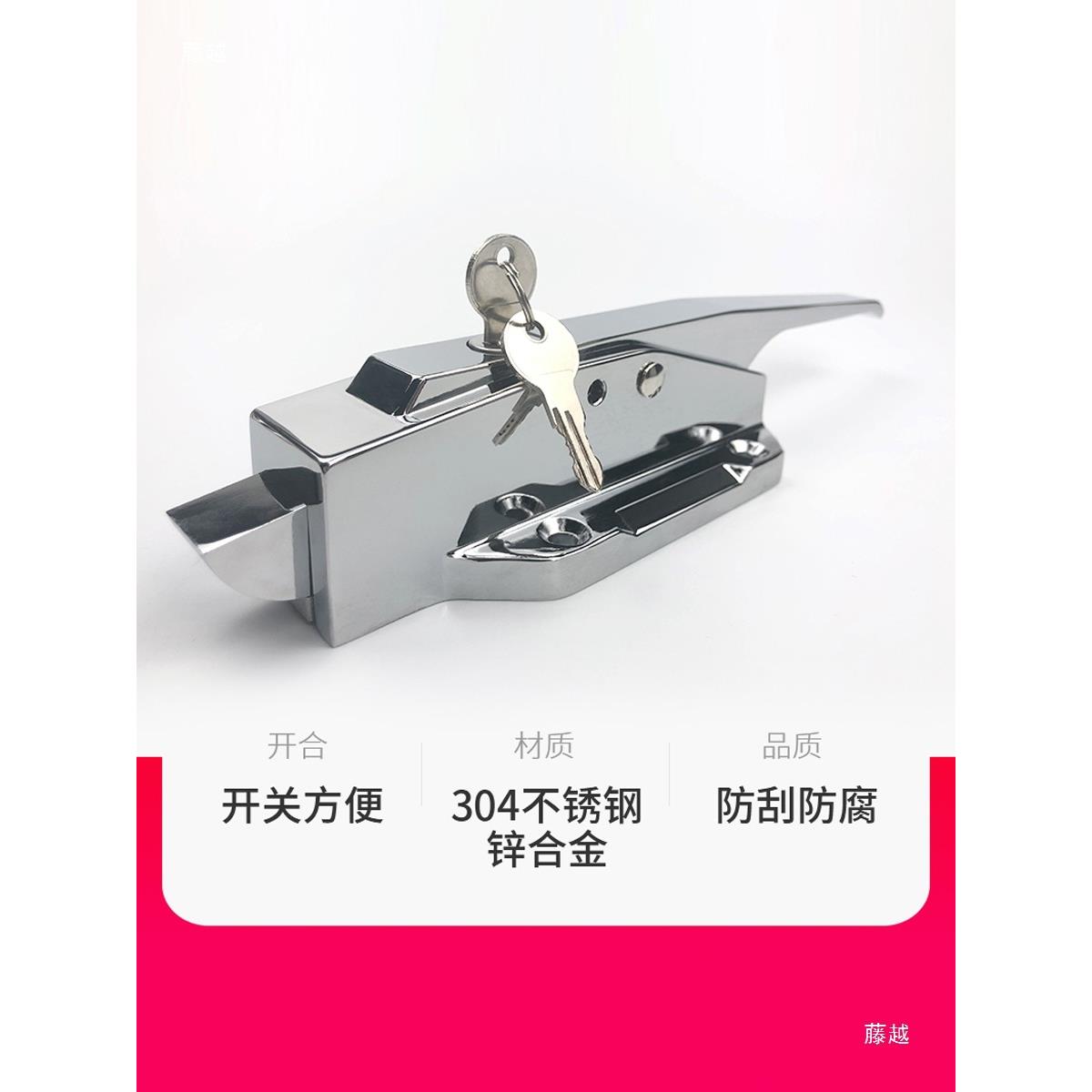 117业8冷库门拉th%sdyj#手冷库门冻库把手工烤箱门锁拉碰手烘箱门