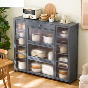 边储柜置物架家柜用厨房收纳碗柜收BAZ纳餐具柜子物柜餐靠墙边柜