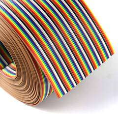 265线128WAG1P彩虹排线扁平排-1.25917m6m间距显示屏排线